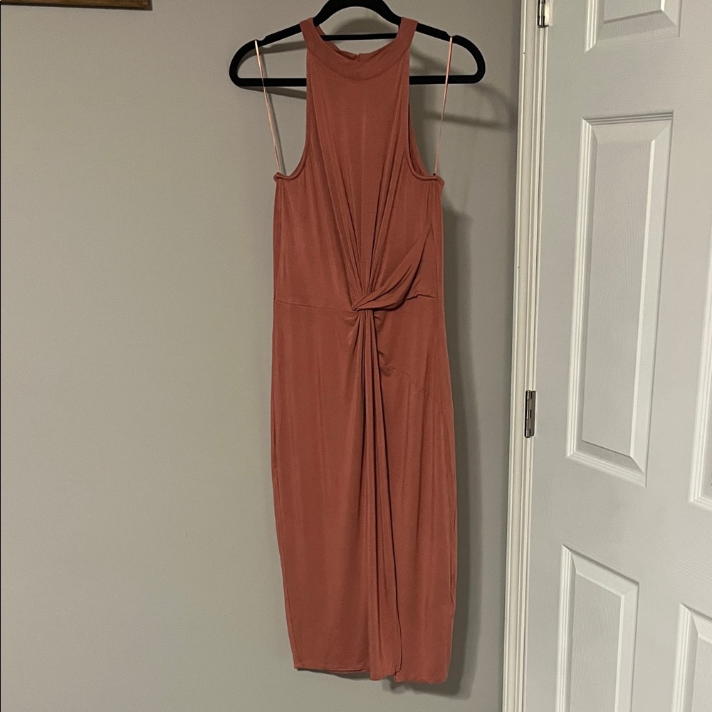 NEVER WORN Black Swan Midi Dress